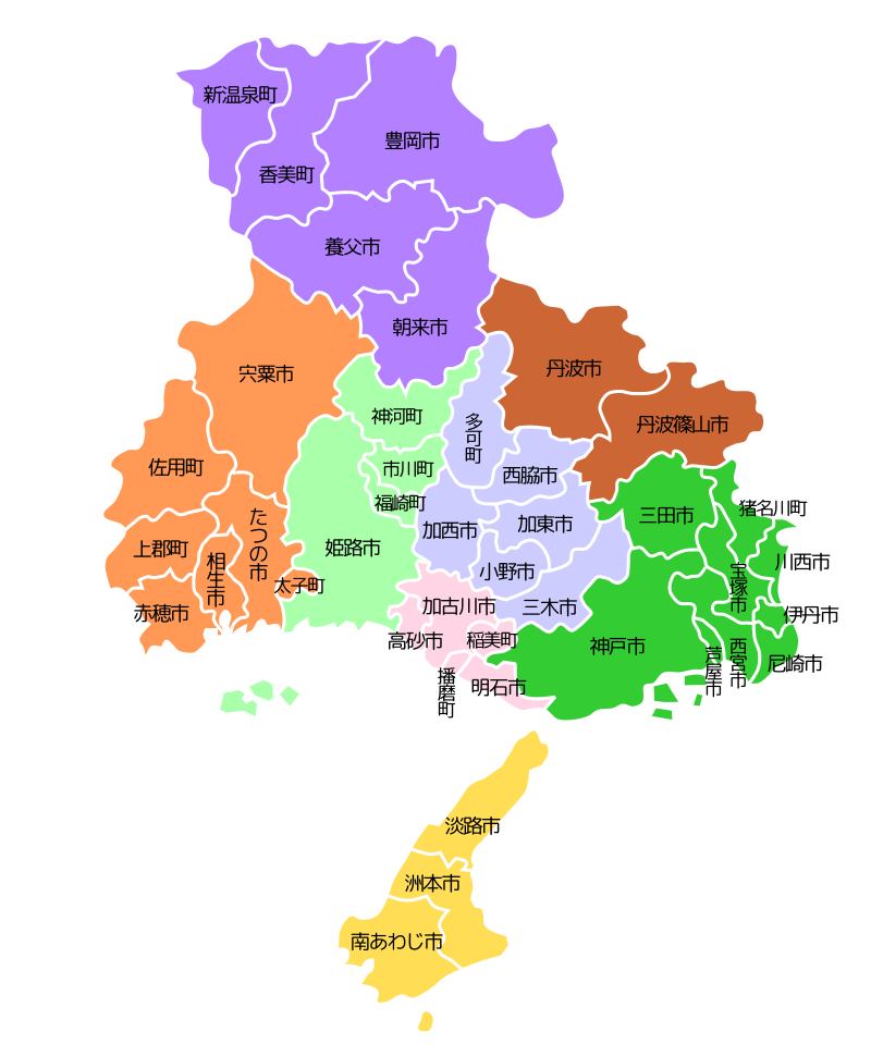 兵庫県地図
